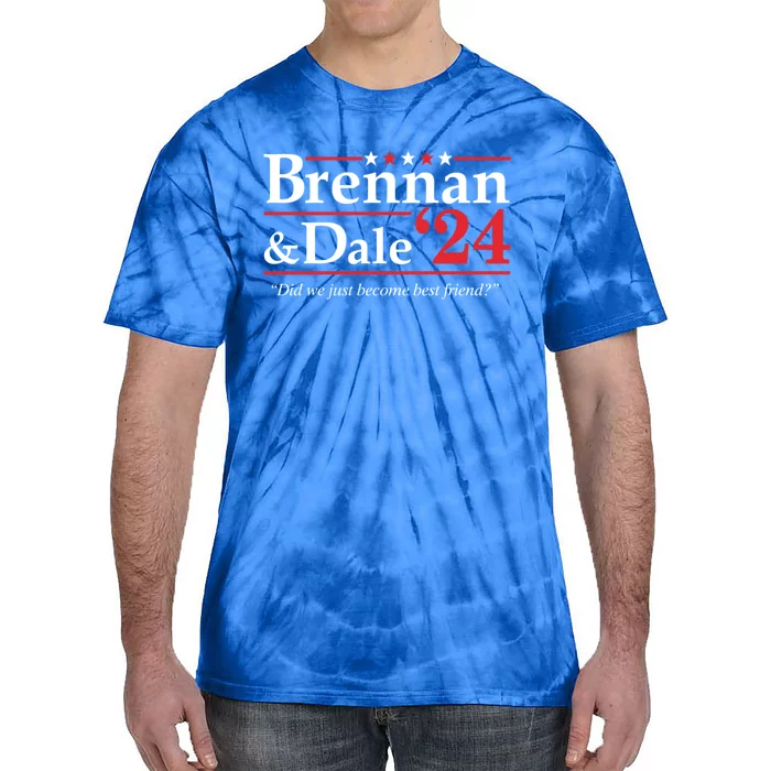 Brennan & Dale 2024 Funny Election Tie-Dye T-Shirt