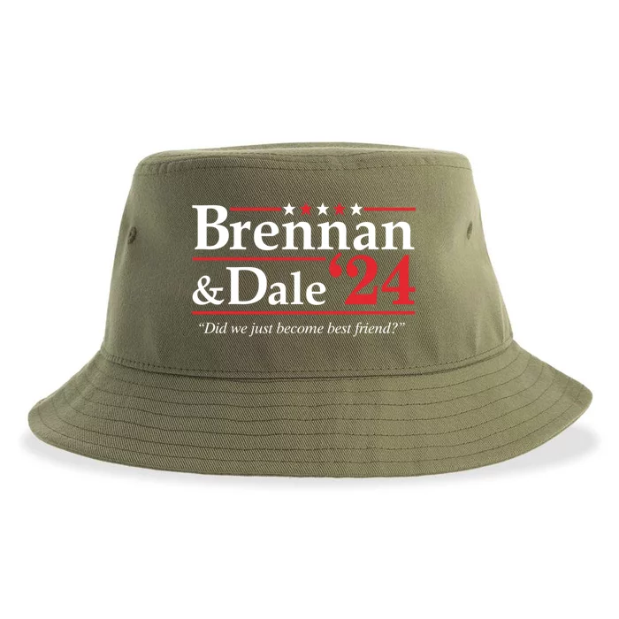 Brennan & Dale 2024 Funny Election Sustainable Bucket Hat