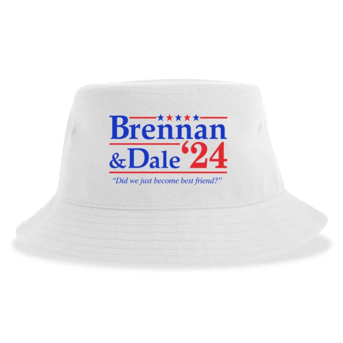 Brennan & Dale 2024 Funny Election Sustainable Bucket Hat