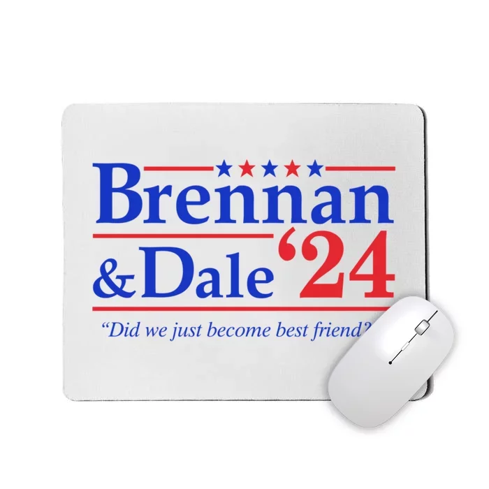 Brennan & Dale 2024 Funny Election Mousepad