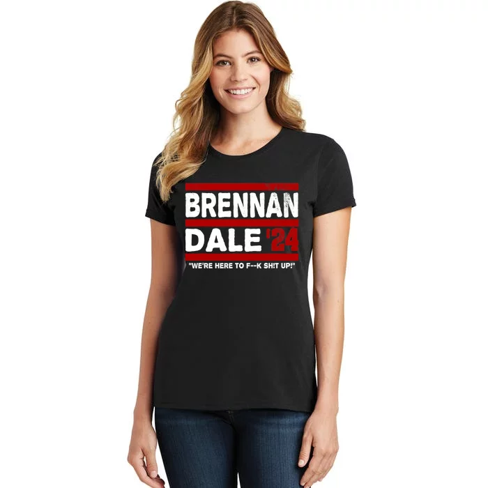 Brennan & Dale 2024 Funny Election & Politics Women's T-Shirt