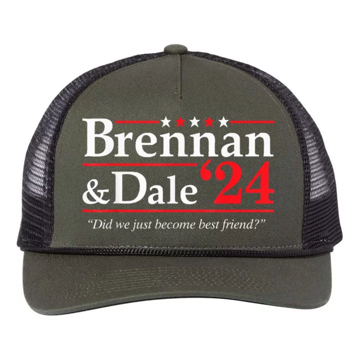 Brennan Dale 2024 Funny Vintage Political Fan Gift Retro Rope Trucker Hat Cap