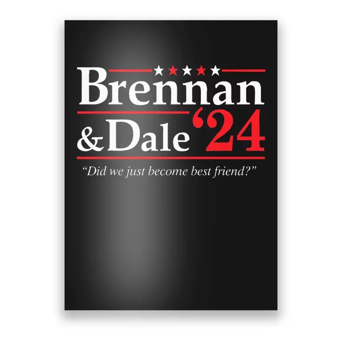 Brennan Dale 2024 Funny Vintage Political Fan Gift Poster