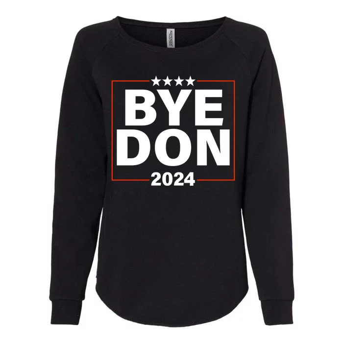 Bye Don 2024 Joe Biden Resigns Womens California Wash Sweatshirt