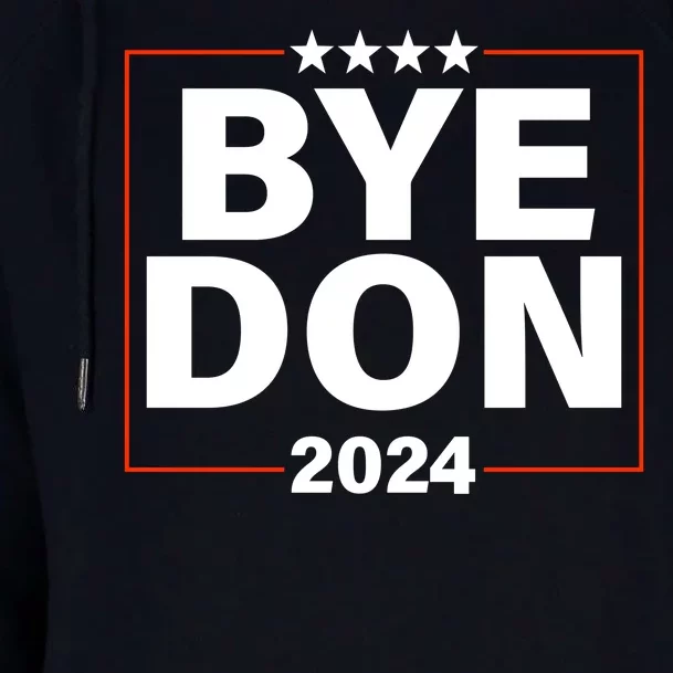 Bye Don 2024 Joe Biden Resigns Womens Funnel Neck Pullover Hood