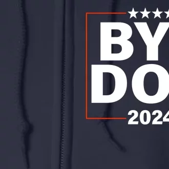 Bye Don 2024 Joe Biden Resigns Full Zip Hoodie