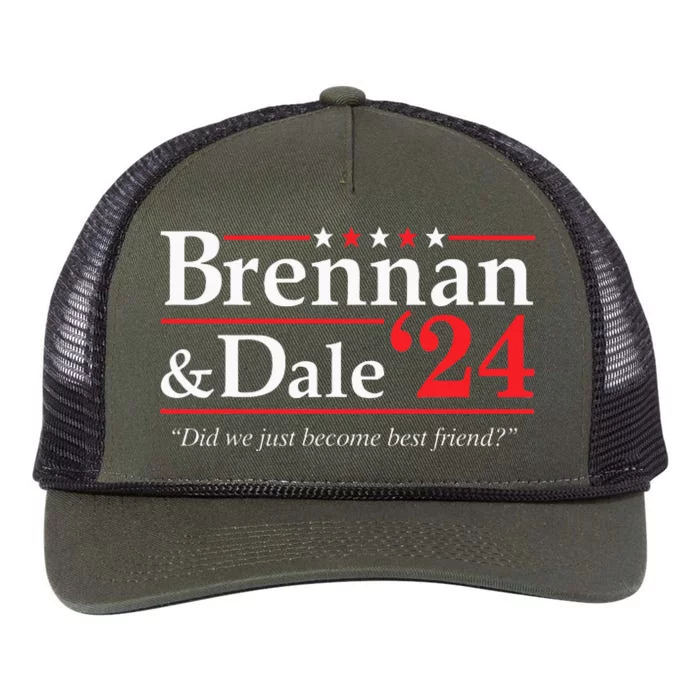 Brennan Dale 2024 Funny Vintage Political Fan Retro Rope Trucker Hat Cap