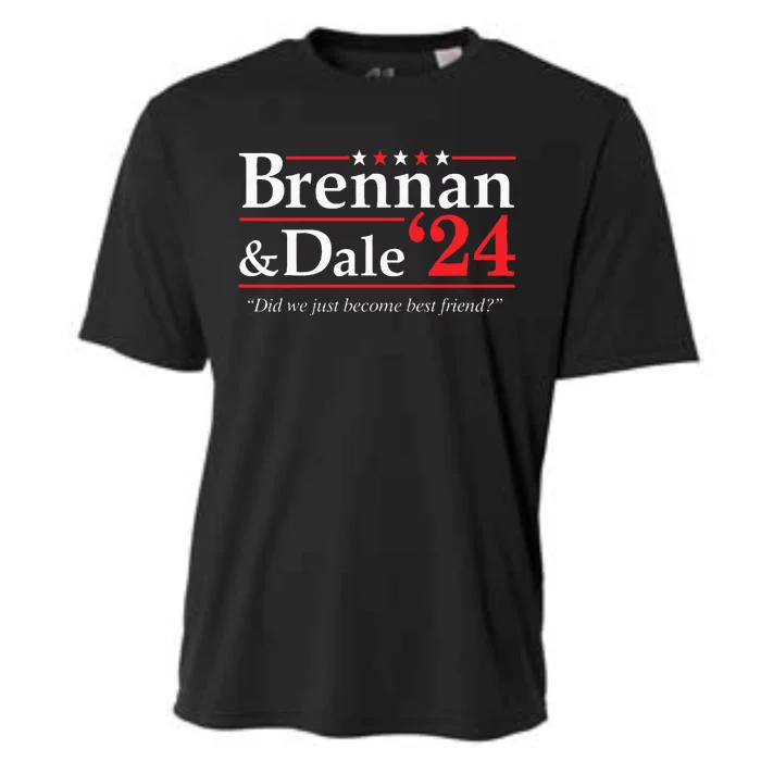 Brennan Dale 2024 Funny Vintage Political Fan Gift Cooling Performance Crew T-Shirt