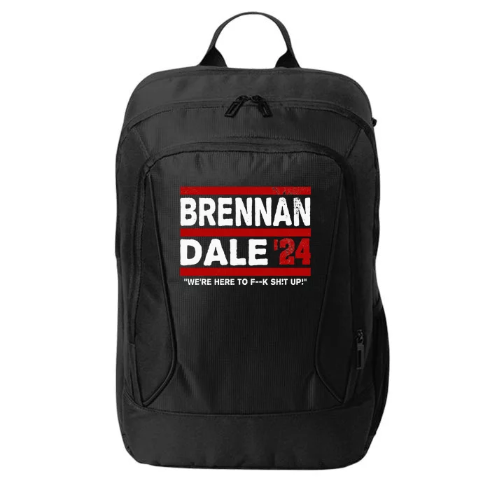 Brennan & Dale 2024 retro Election & Politics City Backpack