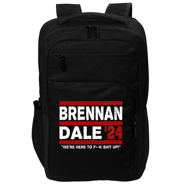 Brennan & Dale 2024 retro Election & Politics Impact Tech Backpack