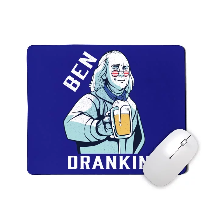 Ben Drankin 4th Of July Funny Patriotic Merica Gift Mousepad