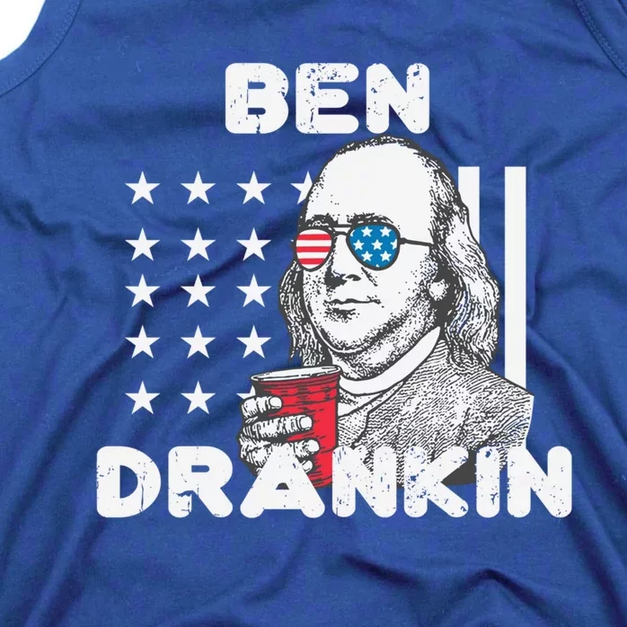 Ben Drankin 4th Of July Patriotic Funny Benjamin Franklin Meaningful Gift Tank Top