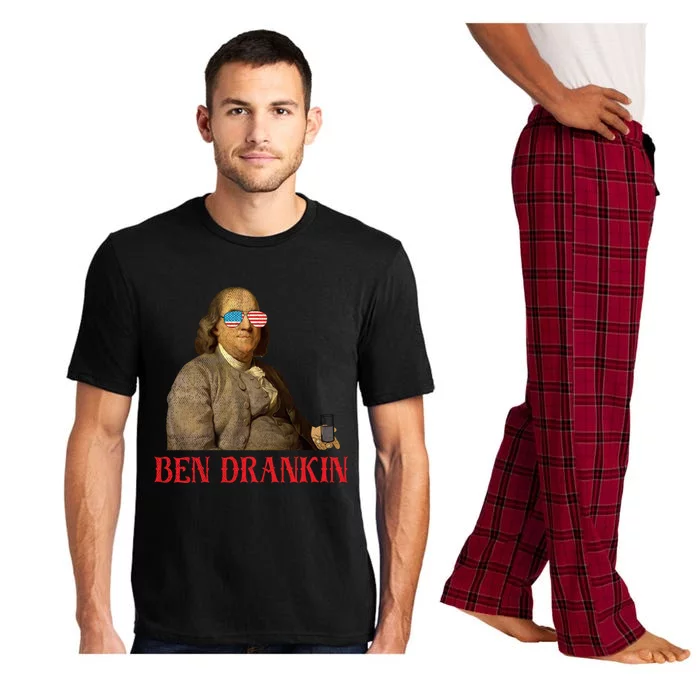 Ben Drankin 4th Of July Benjamin Franklin Usa Gift Pajama Set