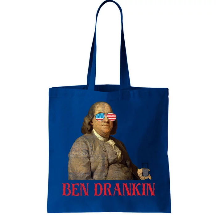 Ben Drankin 4th Of July Benjamin Franklin Usa Gift Tote Bag