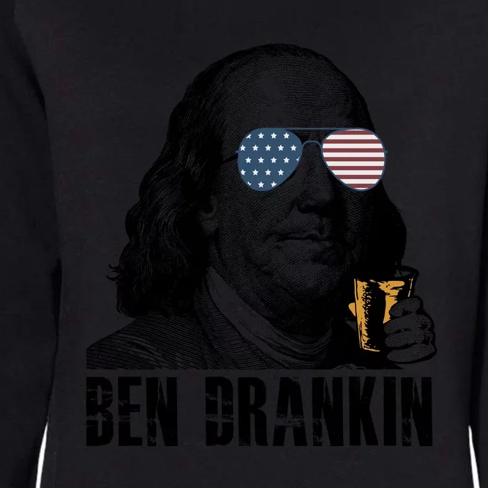 Ben Drankin 4th Of July Benjamin Franklin Womens California Wash Sweatshirt