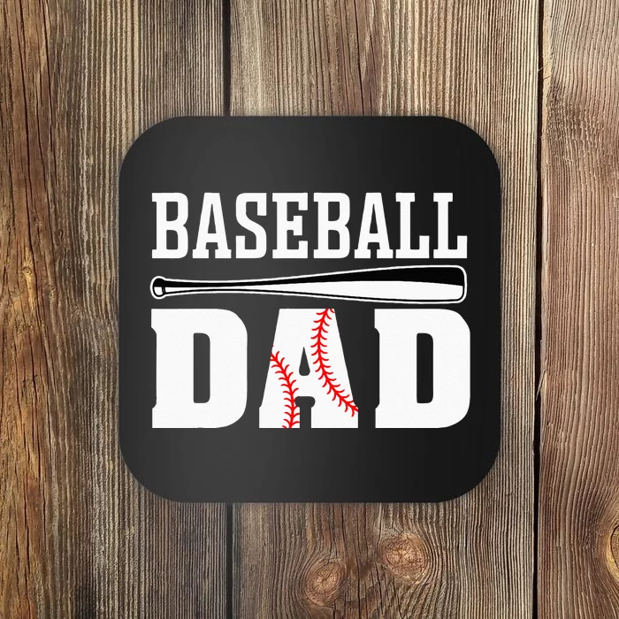 Baseball Dad Apparel Dad Baseball Coaster