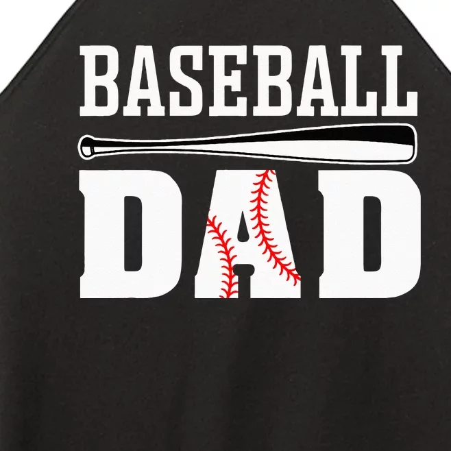 Baseball Dad Apparel Dad Baseball Women’s Perfect Tri Rocker Tank