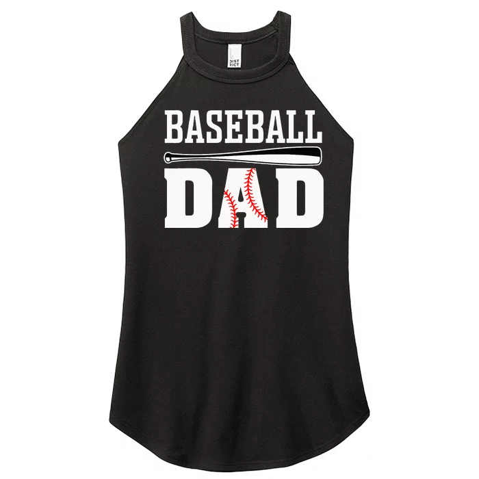 Baseball Dad Apparel Dad Baseball Women’s Perfect Tri Rocker Tank