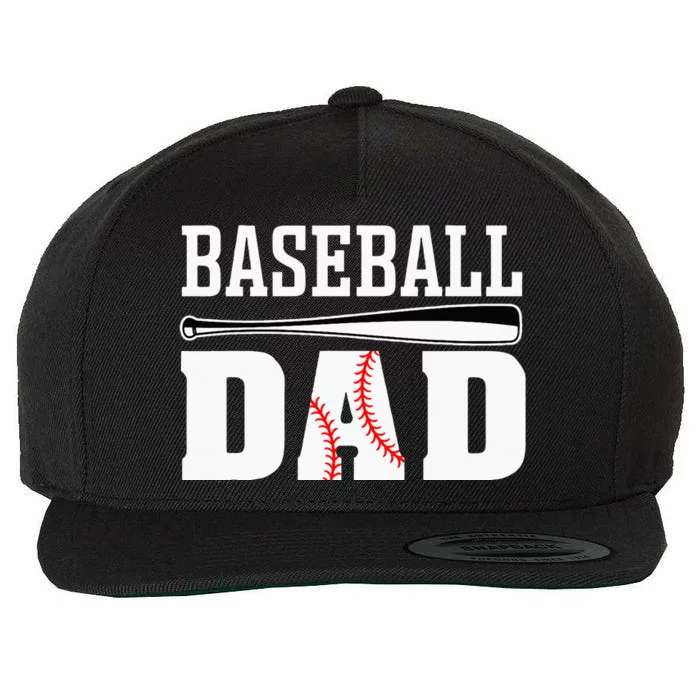 Baseball Dad Apparel Dad Baseball Wool Snapback Cap