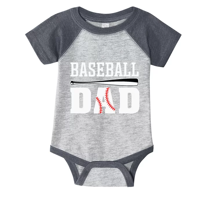 Baseball Dad Apparel Dad Baseball Infant Baby Jersey Bodysuit