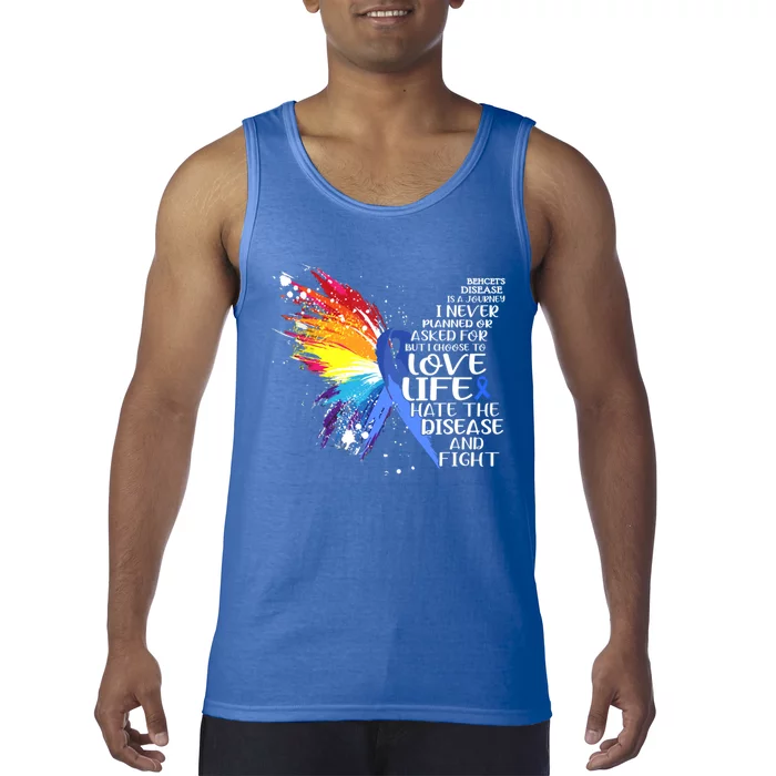 BehcetS Disease Awareness I Choose To Love Life And Fight Gift Tank Top