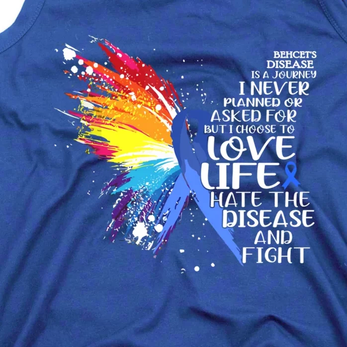 BehcetS Disease Awareness I Choose To Love Life And Fight Gift Tank Top