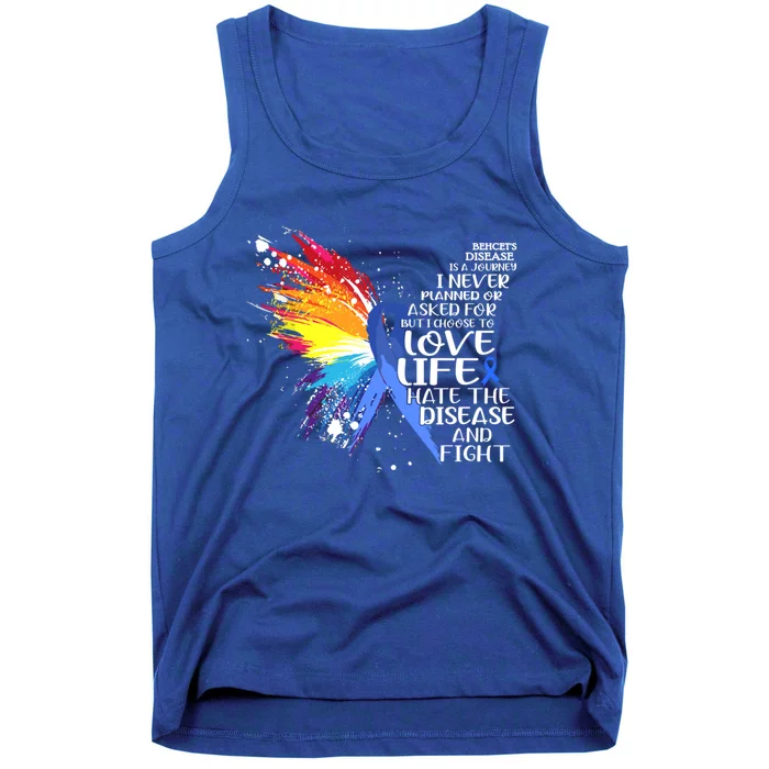 BehcetS Disease Awareness I Choose To Love Life And Fight Gift Tank Top