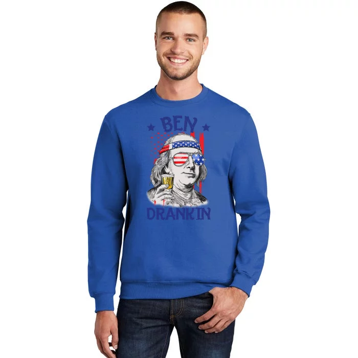 Ben Drankin American Flag 4th Of July Funny Patriot Usa Gift Sweatshirt