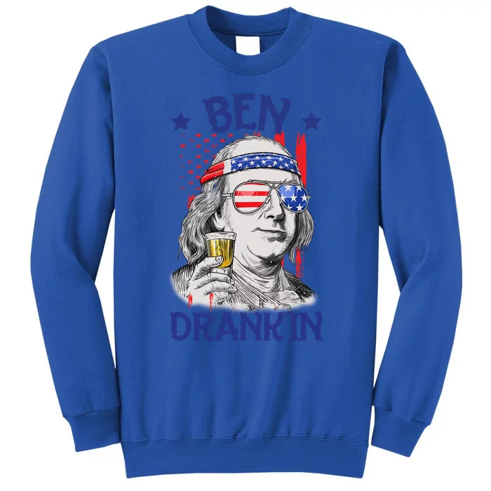 Ben Drankin American Flag 4th Of July Funny Patriot Usa Gift Sweatshirt