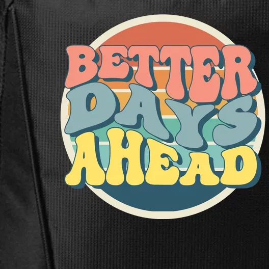 Better Days Ahead Retro Sunset City Backpack