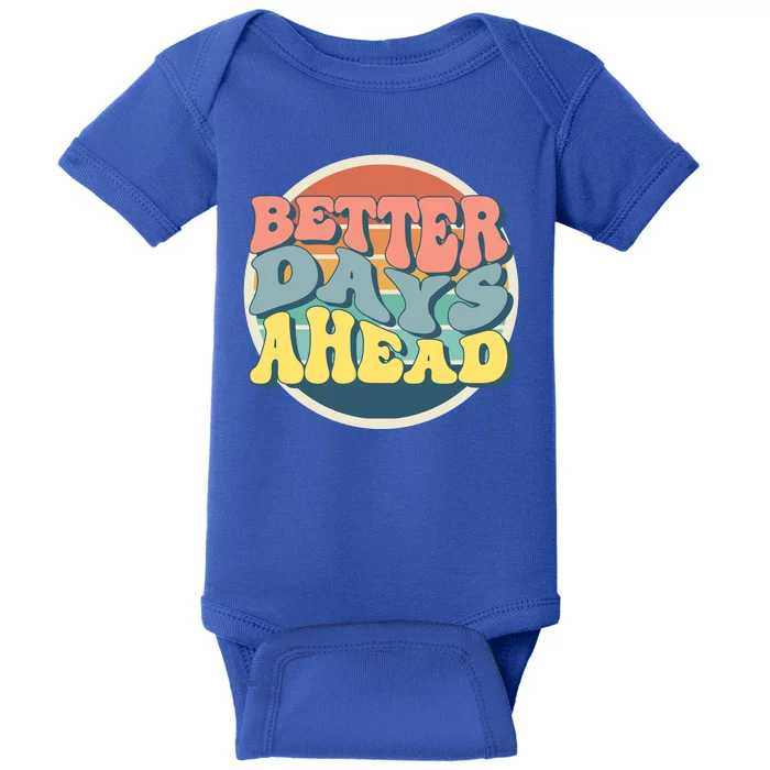 Better Days Ahead Retro Sunset Baby Bodysuit