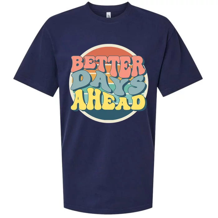 Better Days Ahead Retro Sunset Sueded Cloud Jersey T-Shirt