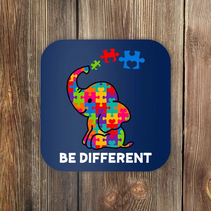 Be Different Autism Awareness Elephant Coaster