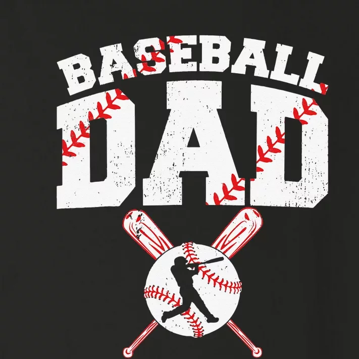 Baseball Dad Apparel Dad Baseball Father's Day Toddler Long Sleeve Shirt