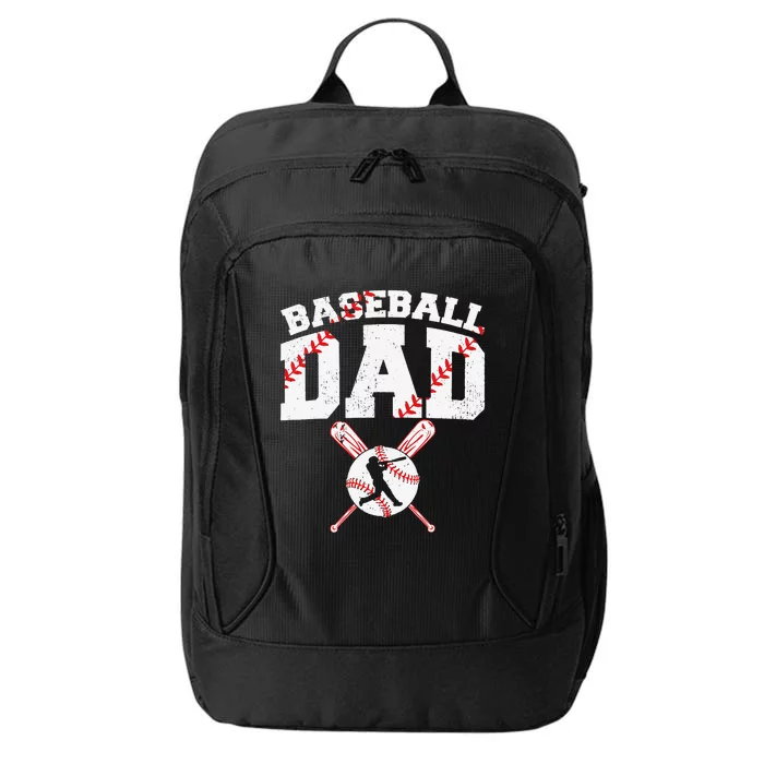 Baseball Dad Apparel Dad Baseball Fathers Day City Backpack