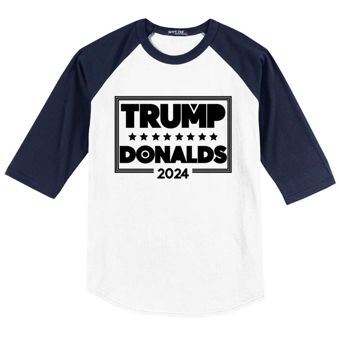 Byron Donalds And Donald Trump Election 2024 Funny Gift Baseball Sleeve Shirt