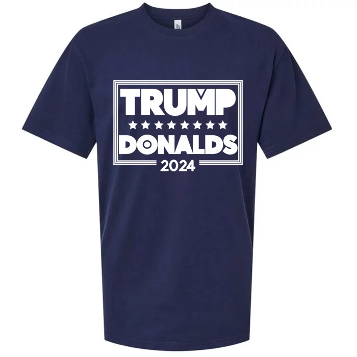 Byron Donalds And Donald Trump Election 2024 Funny Gift Sueded Cloud Jersey T-Shirt