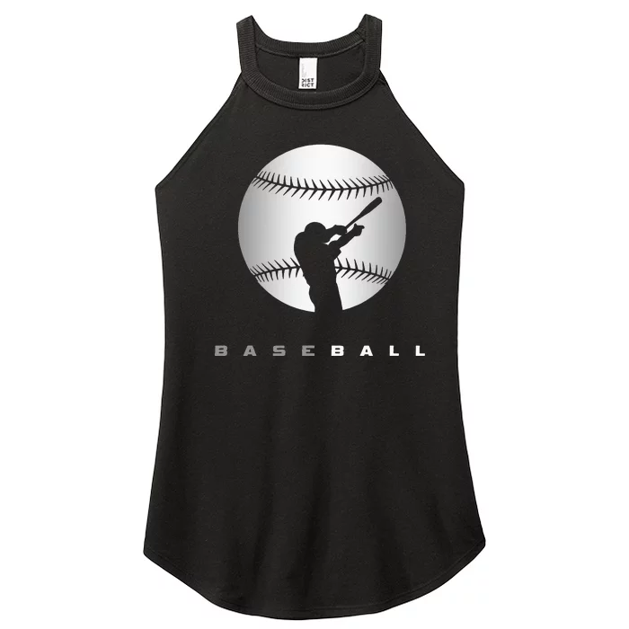 Baseball Dad Apparel Dad Baseball funny player Women’s Perfect Tri Rocker Tank