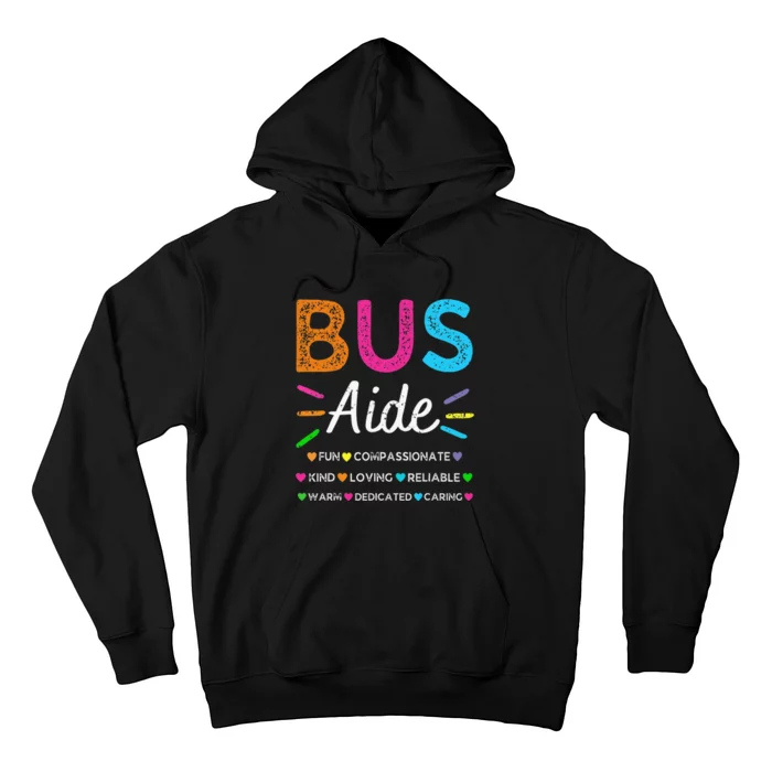 Bus Driver Aide Back to School Matching Group Squad Hoodie