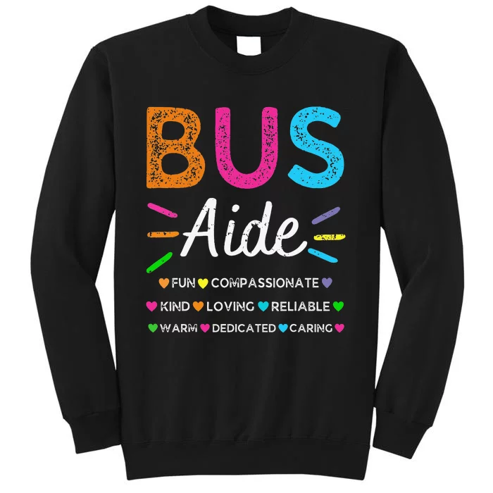 Bus Driver Aide Back to School Matching Group Squad Sweatshirt