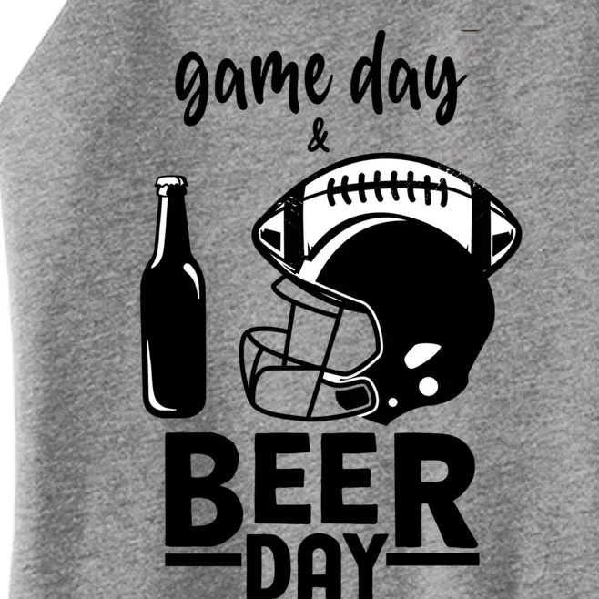 Beer Day And Football Gift Women’s Perfect Tri Rocker Tank