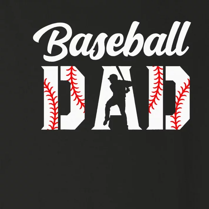 Baseball Dad Apparel Dad Baseball gift father's day Toddler Long Sleeve Shirt