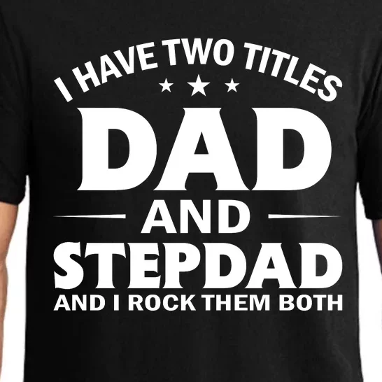 Best Dad And Stepdad Cute Father Pajama Set