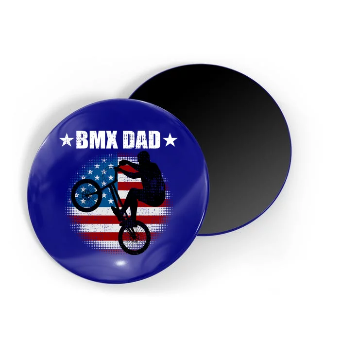 Bmx Dad American Flag Vintage Great Gift Magnet