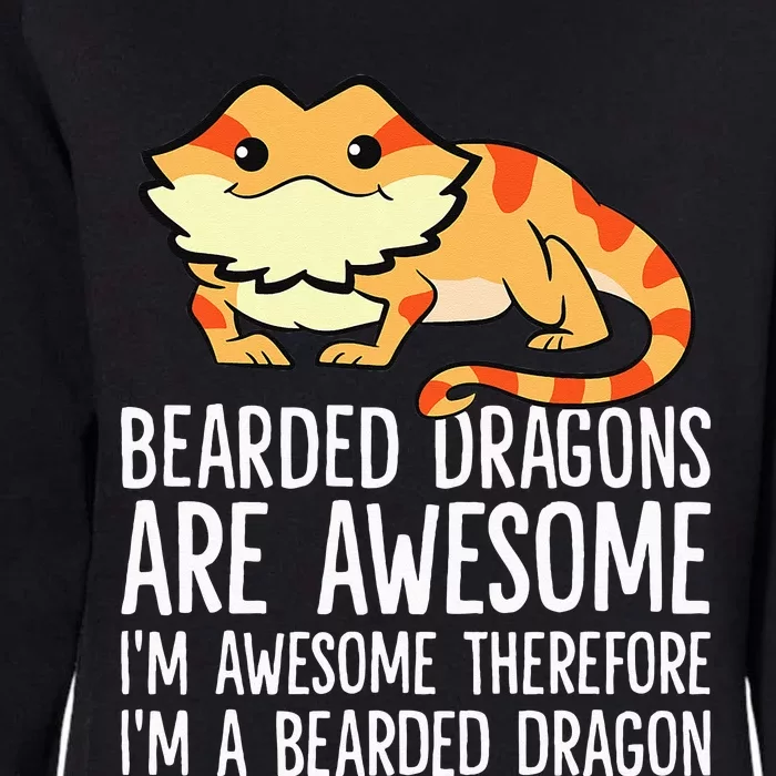 Bearded Dragons Are Awesome Im Awesome Im A Bearded Dragon Womens California Wash Sweatshirt