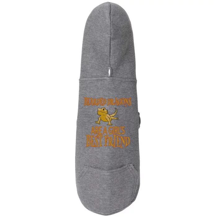 Bearded Dragons Are Best Friend Doggie 3-End Fleece Hoodie