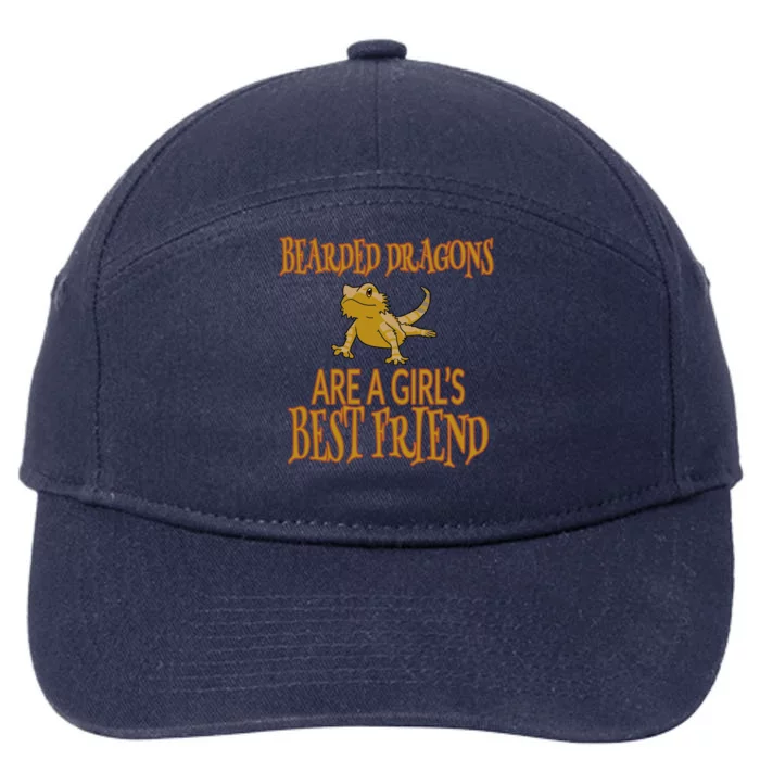 Bearded Dragons Are Best Friend 7-Panel Snapback Hat