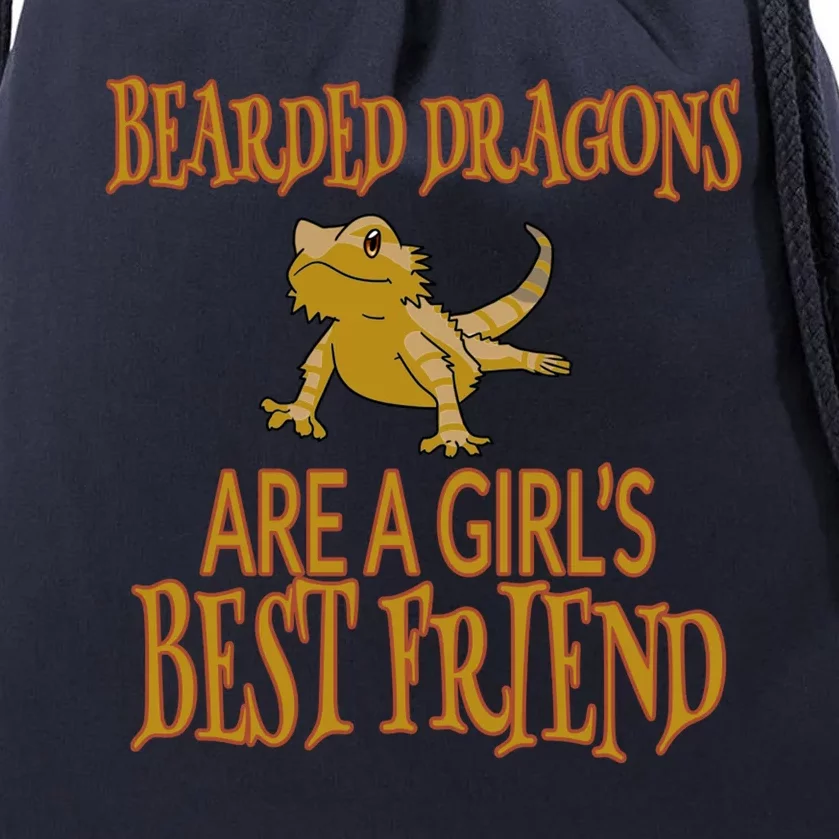 Bearded Dragons Are Best Friend Drawstring Bag