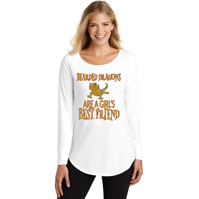 Bearded Dragons Are Best Friend Women's Perfect Tri Tunic Long Sleeve Shirt