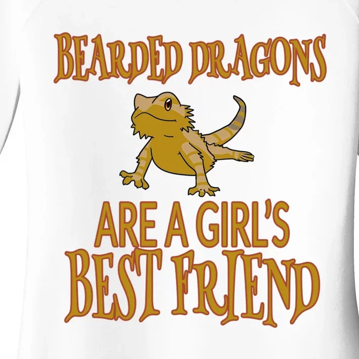 Bearded Dragons Are Best Friend Women's Perfect Tri Tunic Long Sleeve Shirt